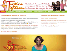 Tablet Screenshot of latontinedestigresses.fr